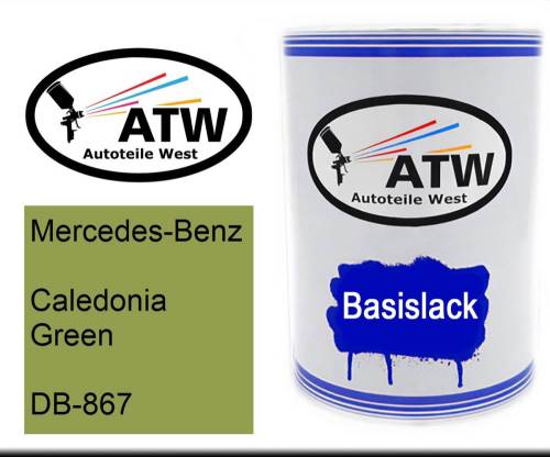 Mercedes-Benz, Caledonia Green, DB-867: 500ml Lackdose, von ATW Autoteile West.